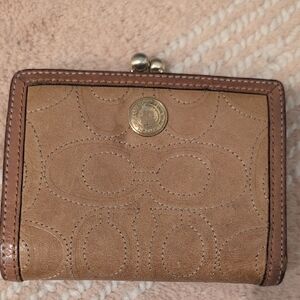 Coach Tan Leather Women's Wallet